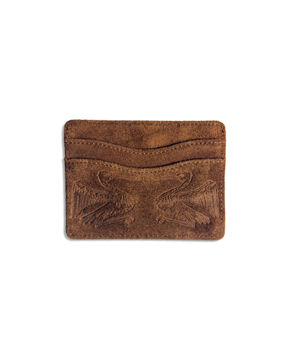 SUEDE CARD WALLET