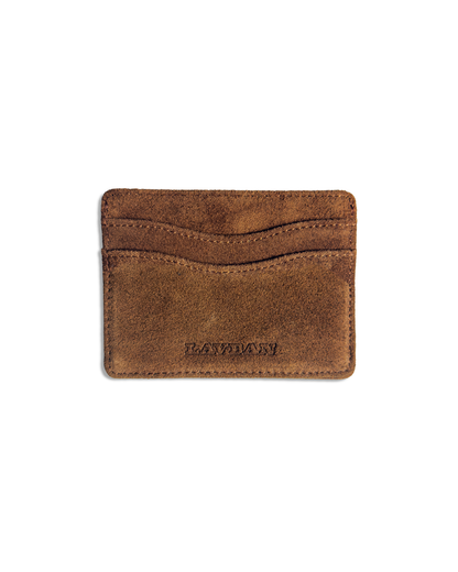 SUEDE CARD WALLET